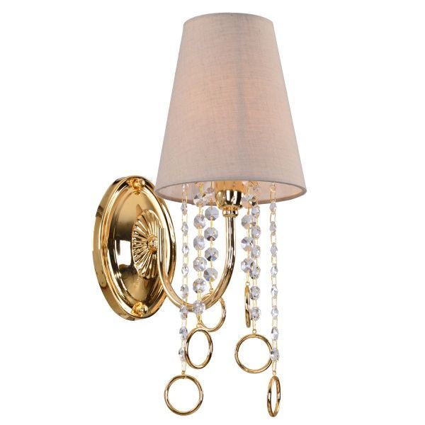Бра Victoria Lighting 1x40 Вт E14 золото Aline/AP1 