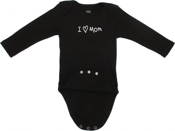 Боди Фламинго ясельный 2 шт. р.68 черный/меланж 449-222 