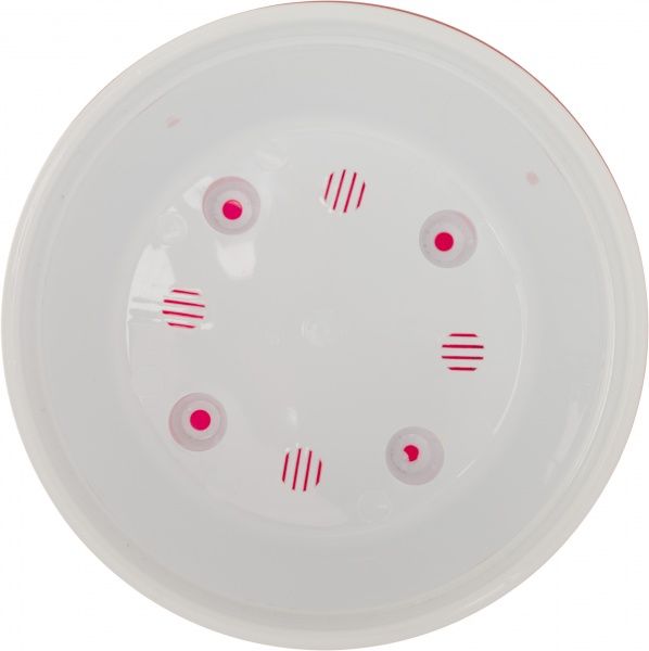 Горщик пластиковий Santino Асти круглий 4л червоний 