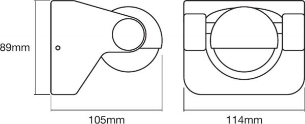 Світильник вуличний настінний Ledvance Endura Style Sphere 8 Вт IP44 темно-сірий 