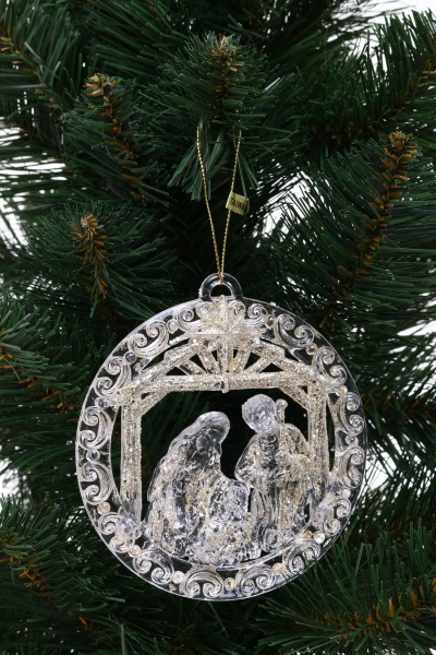 Підвіска декорована P.&C. Creative Вертеп 11 см в асортименті F21540264/265