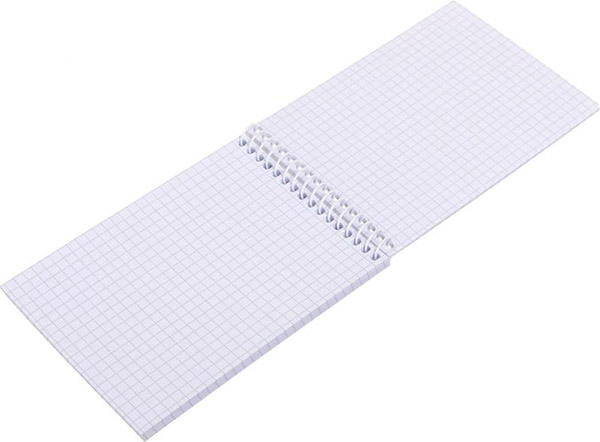 Блокнот А6 у клітинку 96 листів в асортименті Поділля