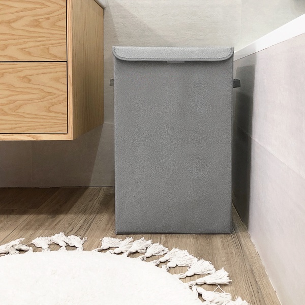 Ящик для зберігання текстильний MVM TH-02 GRAY 580x340x340 мм