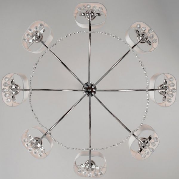 Люстра подвесная Strotskis Cornella 8x40 Вт E14 хром 10084/8 