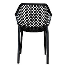 Стілець пластиковий Bica Aria 82x60x58 см графіт