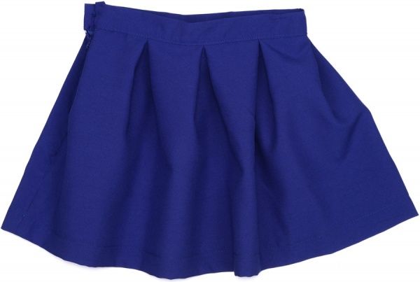 Юбка для девочек в складку Україна р.98-104 синий электрик С005Д 