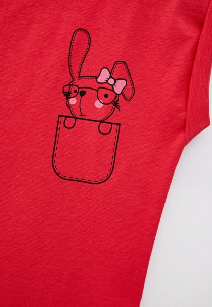 Футболка для дівчаток Роза р.98 червоний 201235 