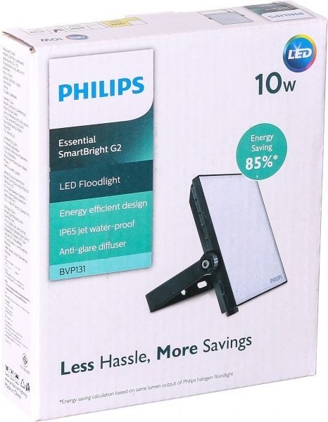 Прожектор Philips BVP131 LED8/CW 10 Вт IP65 черный 