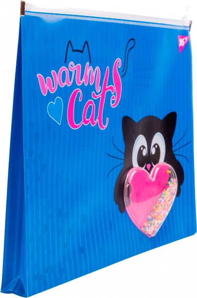 Папка-конверт на блискавцi A4 Meow YES 491750 