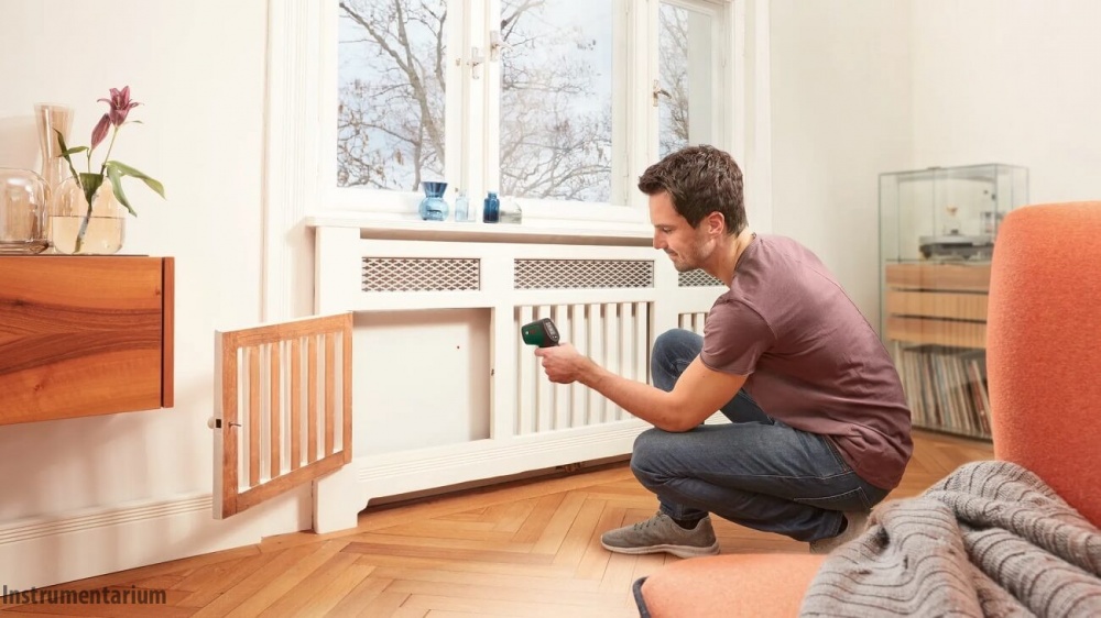 Пирометр (бесконтактный термометр) Bosch UniversalTemp Green Facts 0603683101