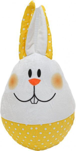 Подушка декоративна Заєць 22x45 см жовтий Анна 