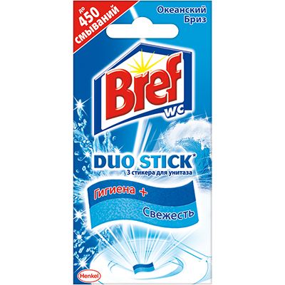 Средство для чистки унитаза Bref Duo Stick Океанский бриз