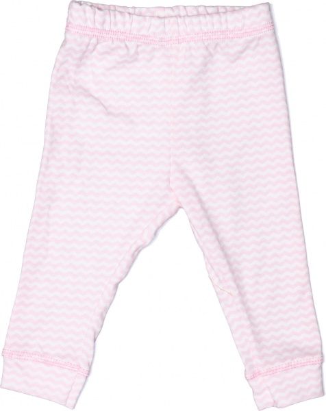 Штанці Bambinelli Зигзаг р.74 білий із рожевим 