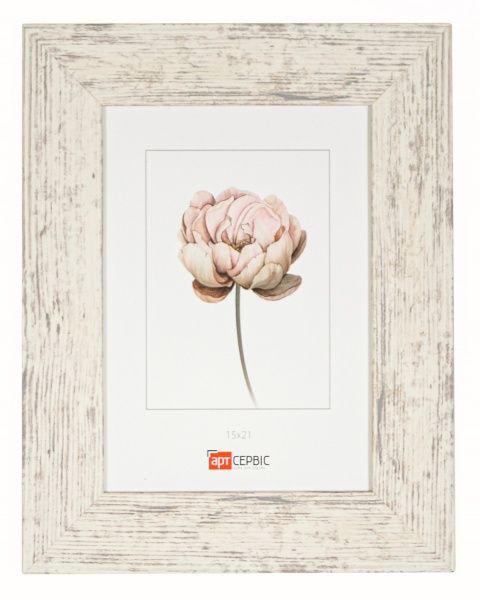 Рамка для фото Арт-Сервіс ЭА-01714 15x21 см білий мармур 
