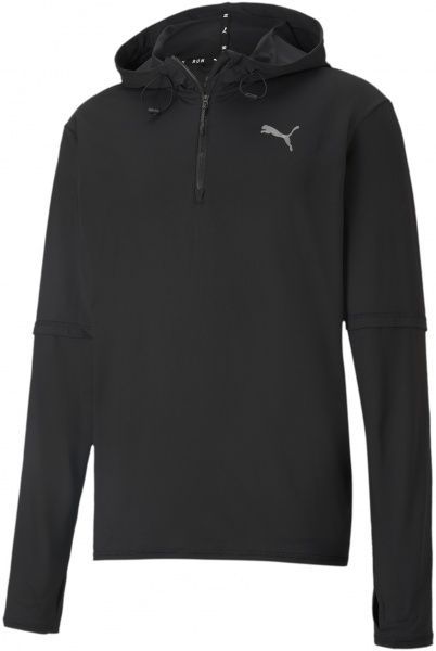 Джемпер Puma RUN HOODED MIDLAYER 52019901 р. L черный