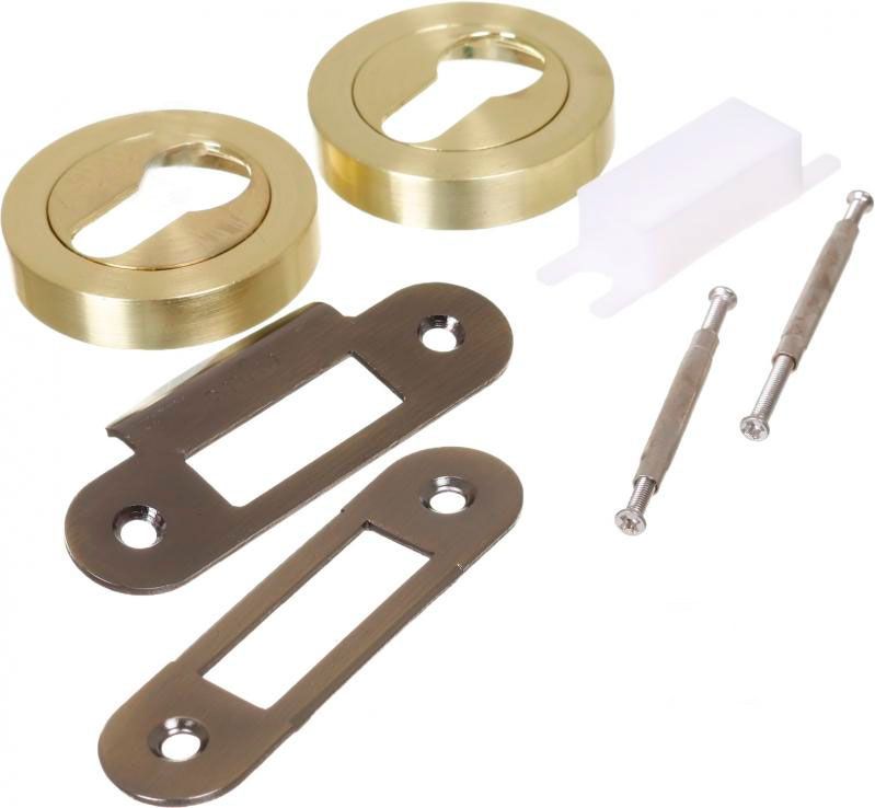 Замок врезной с ручками PZ Linde Best PZ SB золотой без петель