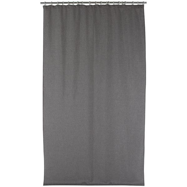 Штора La Nuit Искусственный лен серая 160x280 см