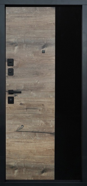 Двері вхідні FORZA GROUP МОДЕРНА дуб кантрі 2050х860 мм ліві