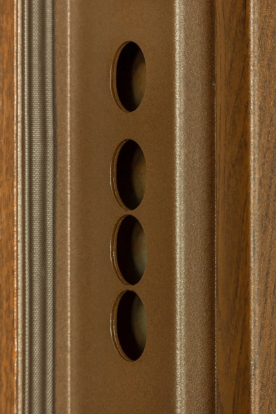 Дверь входная Булат Термо House-703 улица дуб бронзовый 2050x1200 мм левая