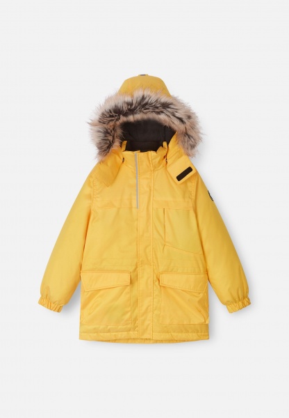 Куртка-парка унисекс Lassie by Reima Sachka 2150 р.122 желтый 7100005A 