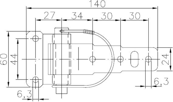 Петля бортовая BSCH 30-2 AL-KO 1860143