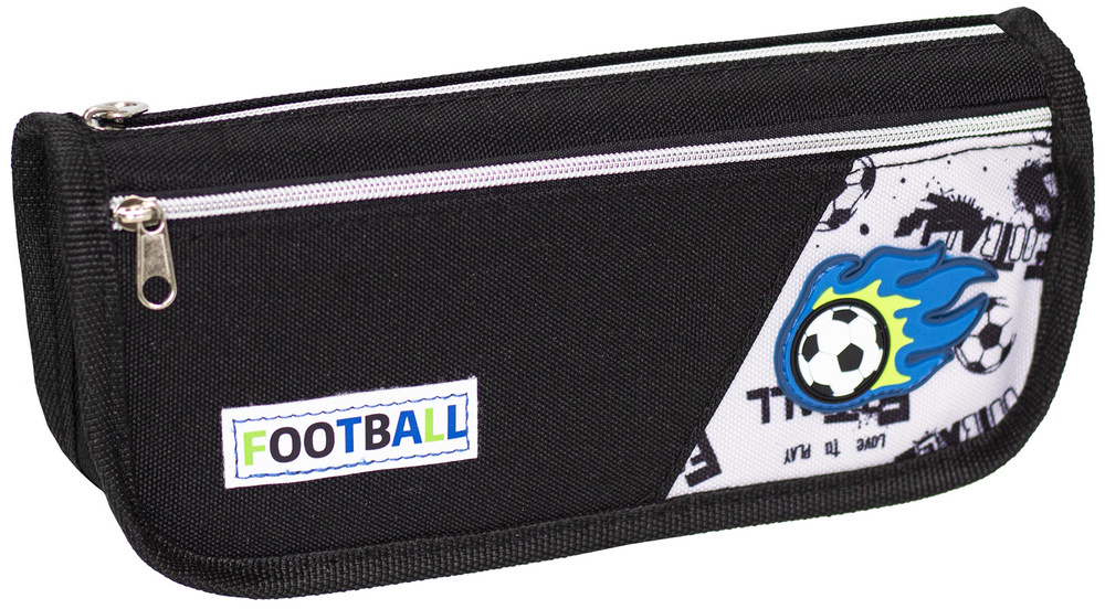 Пенал-кошелек 22x5x9 см 13020188 Барвінок черный с рисунком