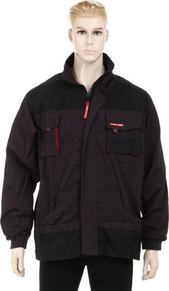 Куртка Lahti Pro LPBR0150 Куртка розмір M (50см) на: ріст 170-176см, об'єм грудей 96-104см, об'єм талії 82-86см LAHTI PRO р. M рост 3-4 LPBR0150 черно-красный