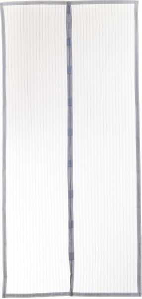 Сітка москітна на двері на магнітах 1000х2100 мм графіт 