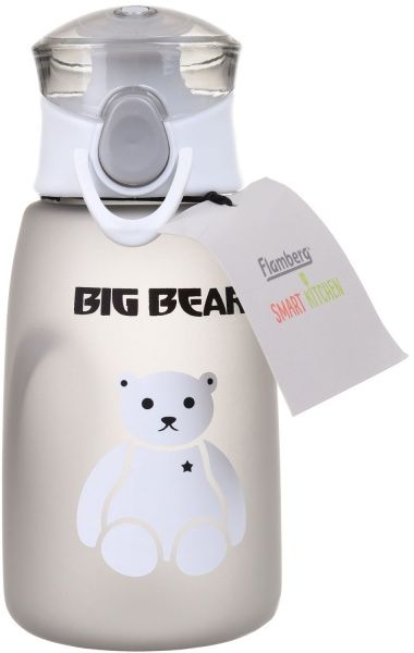 Бутылка для воды Big Bear 350 мл серая Flamberg Smart Kitchen