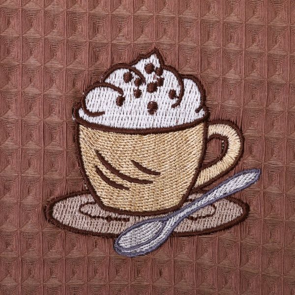 Набір рушників ранкова кава 45x60 см Homeline коричневий/бежевий 