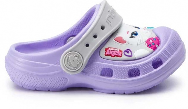 Сабо Coqui TT&F Lt. lila/Khaki grey 9382-602-0246 р.EUR 25/26 фиолетовый с серым