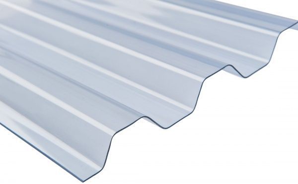 Прозорий лист ПВХ Brett Martin 70/18 2x0,9м x 0,7мм трапеція