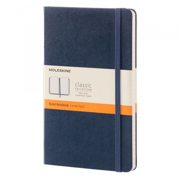 Блокнот для записей Classic 13х21 см линия сапфир QP060B20 Moleskine