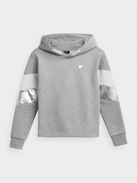 Джемпер 4F HJZ21-JBLD005-27M р. 158 світло-сірий