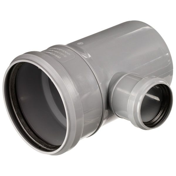 Тройник канализационный Европласт 110x50 мм 90°