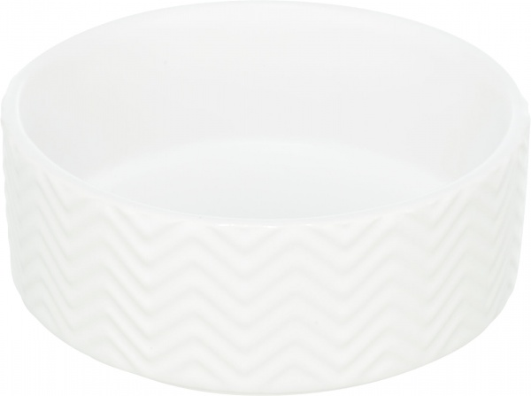 Миска Trixie для собак керамическая белая 1,6 л 20 см (25025)