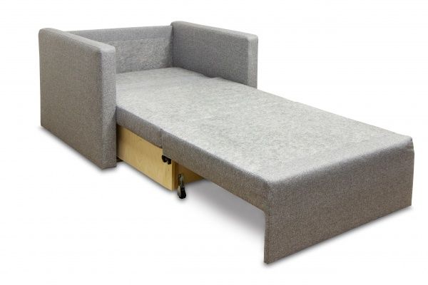 Кресло раскладное Мебель Прогресс Марсель серый 
