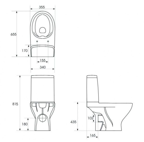 Унітаз-компакт Cersanit Moduo 675 CleanOn 43 011 K116-037