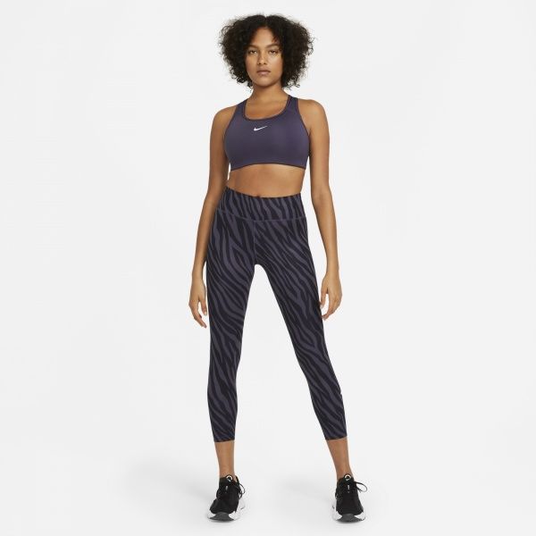 Лосины Nike W One 7/8 AOP TGT ICNCLSH DC5276-573 р.XS черно-белый