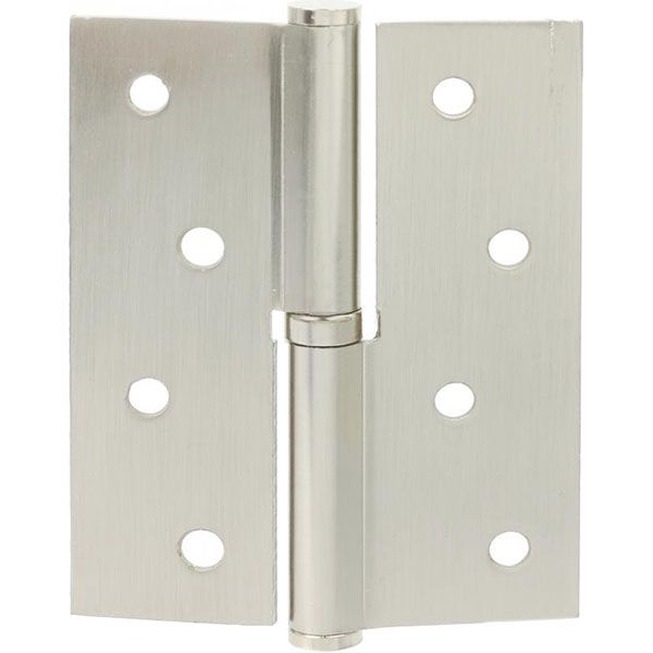 Петля съемная Fuxia 100x31x2,5 мм матовый никель левая 1 шт