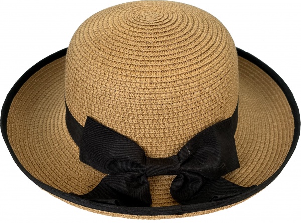Шляпа со средними полями Luna Сабрина one size бежевый с черным