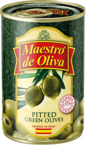 Оливки Maestro De Oliva без кісточки 420г (8436024299205)