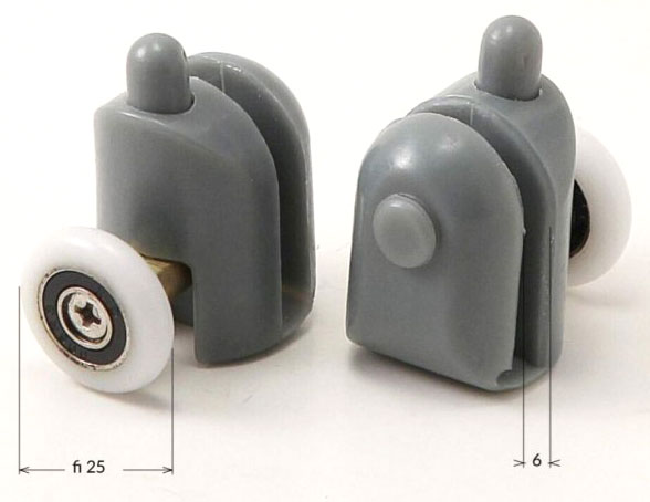 Комплект роликов Deante 5 мм XKCA1RU05 2 шт. (нижние)
