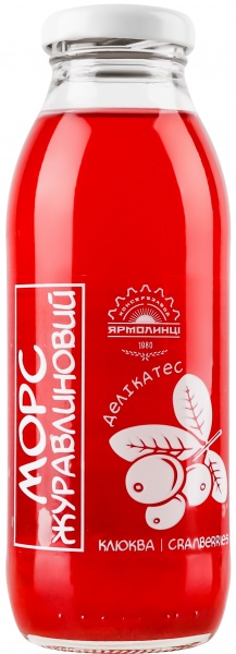 Морс Ярмолинці Клюквенный 0,3 л 