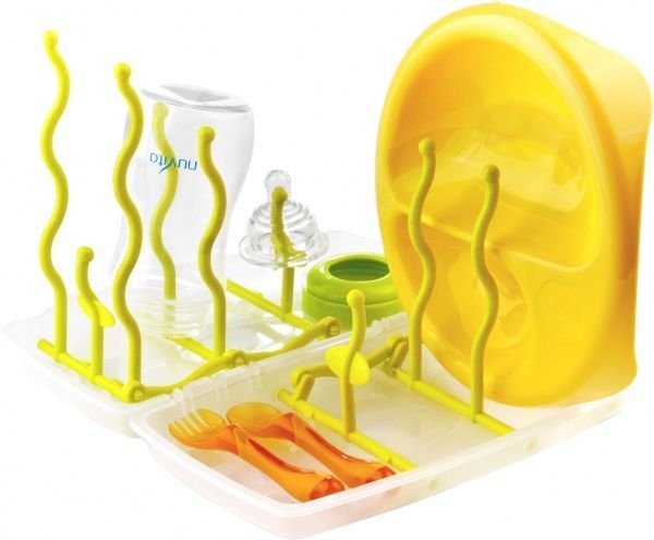 Сушилка на рейлинг Nuvita для бутылочек зеленая NV1481Green