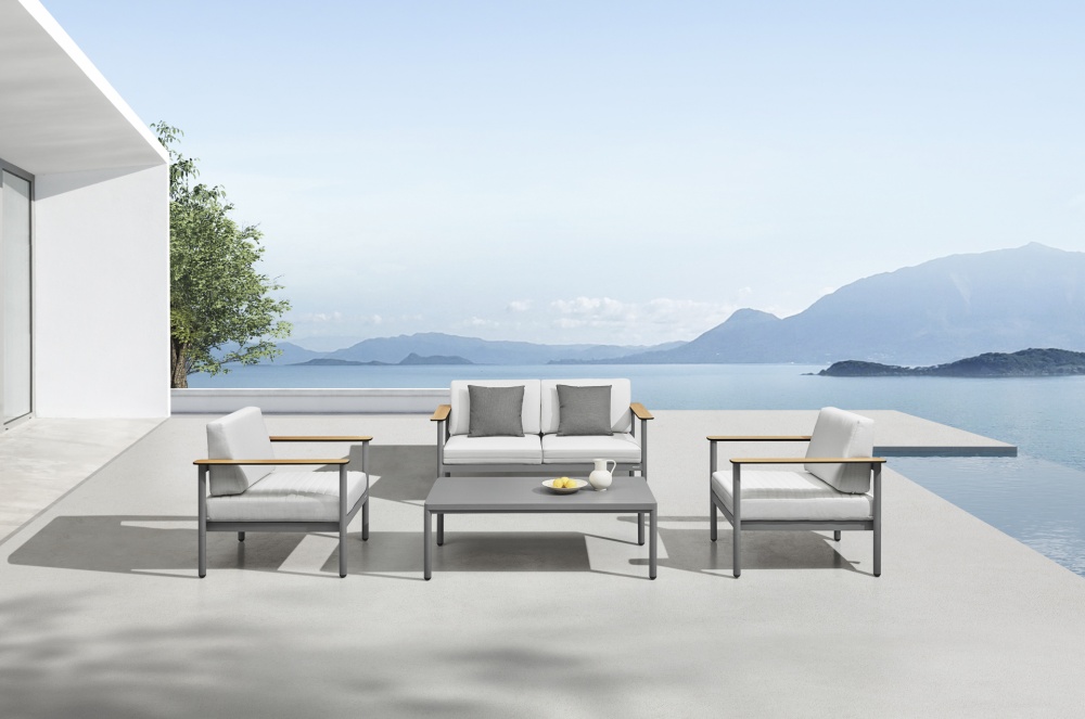 Комплект меблів HIGOLD NOLA сірий/коричневий