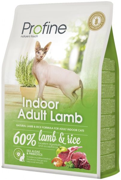 Корм Profine Indoor з ягням і рисом 2 кг