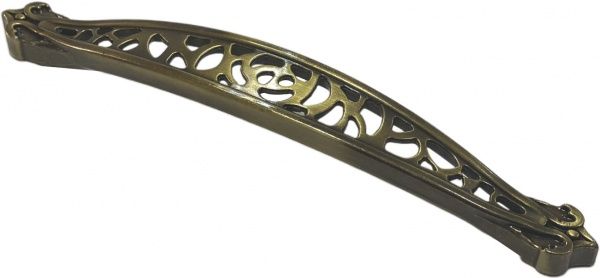 Мебельная ручка 701-160-V07 160 мм античная латунь