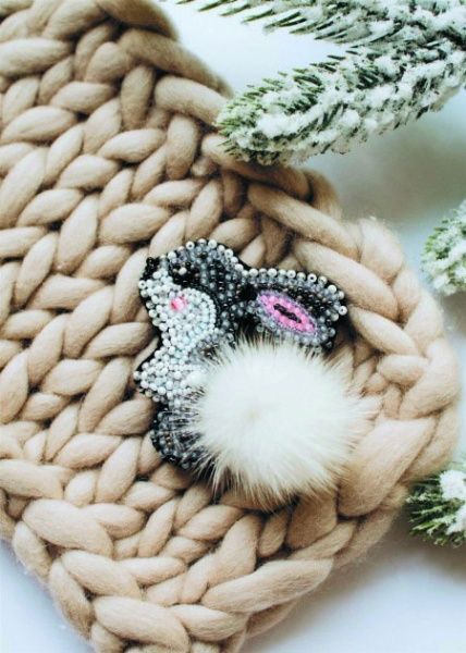 Набор для вышивания бисером Зайка AD-026 Абрис Арт 