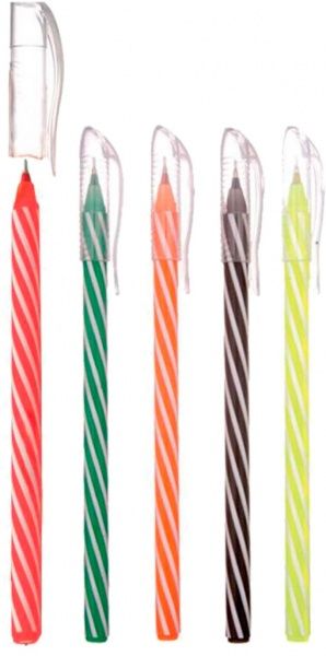 Ручка кулькова масл Spin 6 синя 